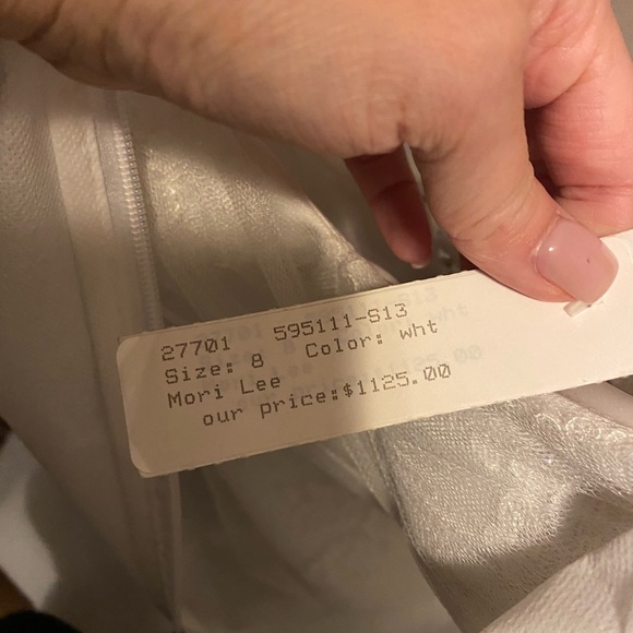 NWT MORI LEE WEDDING DRESS - Picture 4 of 8
